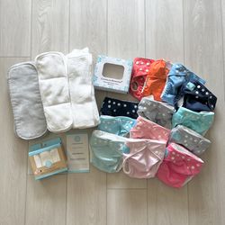 Charlie Banana Cloth diapers etc.. bundle(some items are NEW)
