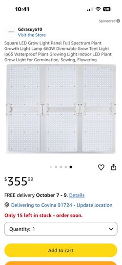 660W Full Spectrum LED Grow Light Panel