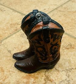 Decorative Cowboy Boots Holiday Ornament $5