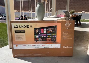 MV 65” Lg smart 4k led Uhd tv