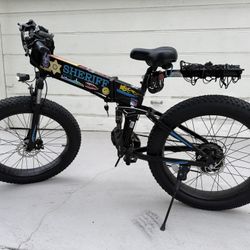 Fat Tire Electric Mountain Bike