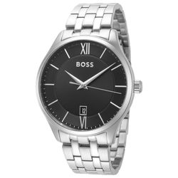 Hugo Boss Elite Black Stainless Steel Watch