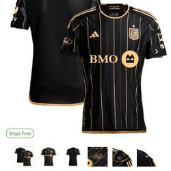 LAFC JERSEY 2024/2025 HOME BLACK GOLD