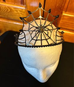 Spider Web Crown Tiara Headpiece