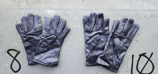 Women's and Men's Army Leather Gloves