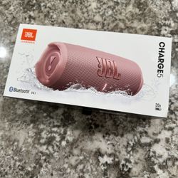 JBL Charge 5 Pink Bluetooth Speaker 