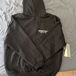 Black Essentials Hoodie