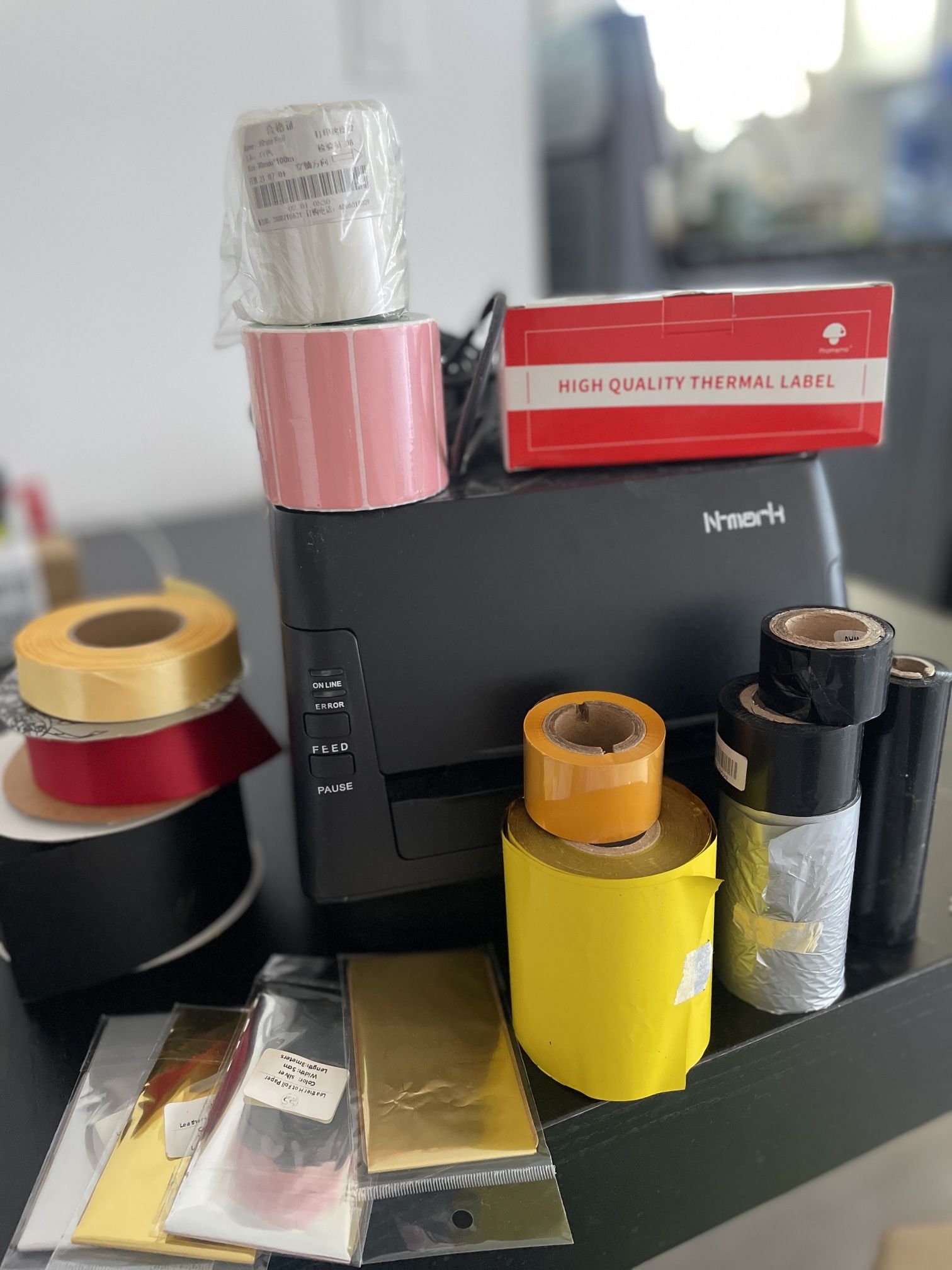 N Mark Thermal ribbon printer