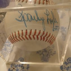 Sparky Lyle AUTHENTIC AUTOGRAPHED 227/1500  Baseball
