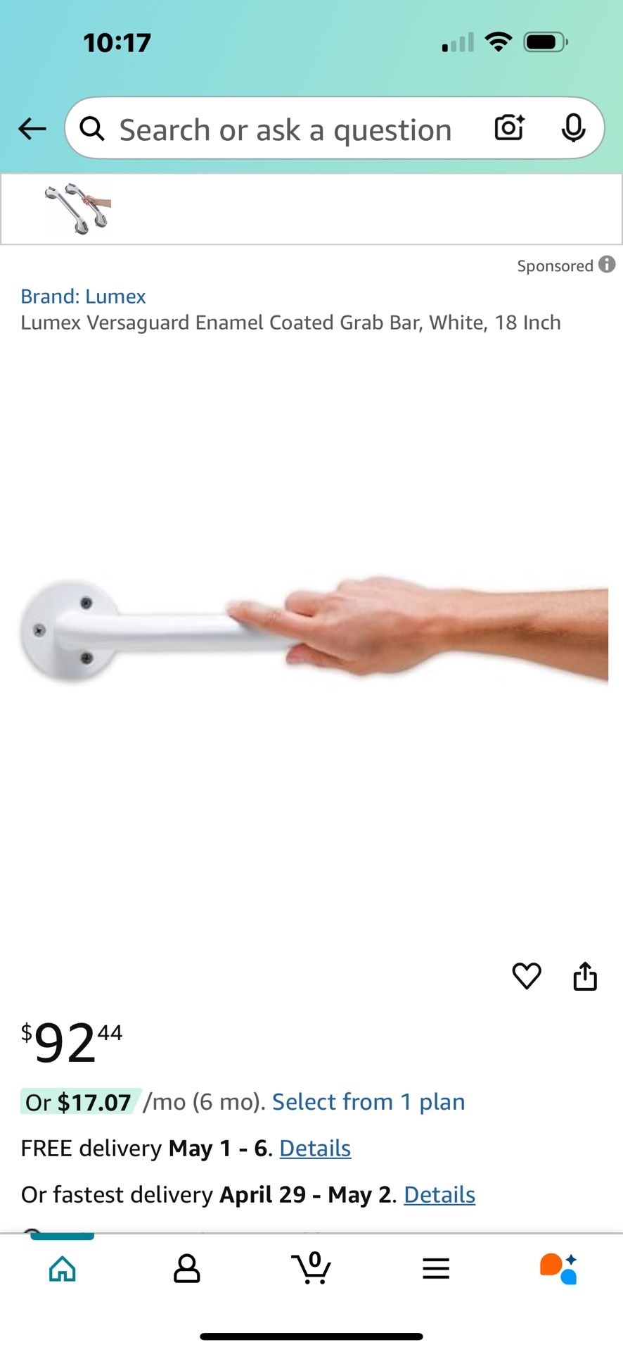 New Grab Bar