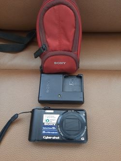 Like New Sony G Made in Japan Sony CyberShot G Optical SteadyShot DSCH55 with charger SD card & bag everything works perfectly fine great camera great