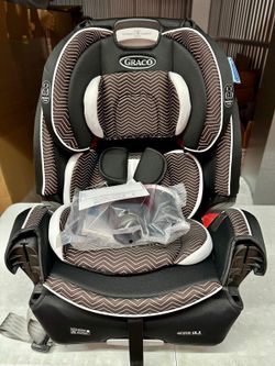 Open Box Graco 4Ever DLX 4-in-1 Car Seat Convertible Booster, Zagg