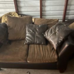 Couch And Loveseat. Good Condition Free