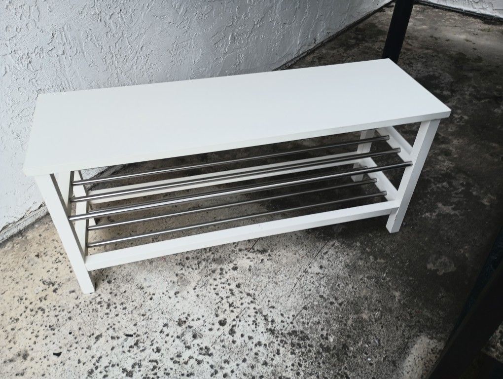 Shoe Rack With Bench