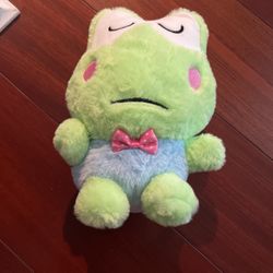 Cute Hello Kitty Frog Plush