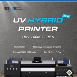 Uv Hybrid Printer & Flatbed