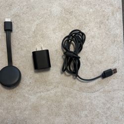 Google Chromecast HDMI NC2-6A5 1080p Media Streaming Device with Power Cable 