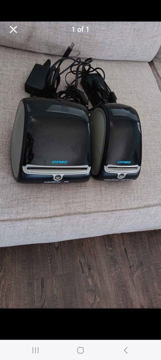 Dymo label 4xL  Dymo label 450 turbo