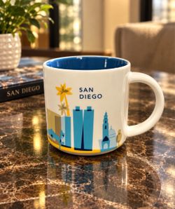 Starbacks Coffe mug San Diego. Vintage 2013.