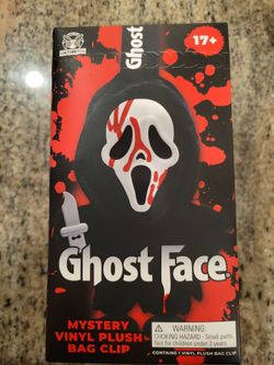 Ghost Face Mystery Plush Bag Clip