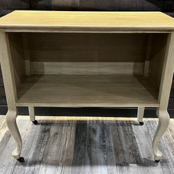 Wood Console Table, Hutch, Cabinet, Bar Cart , Cabinet With Wheels