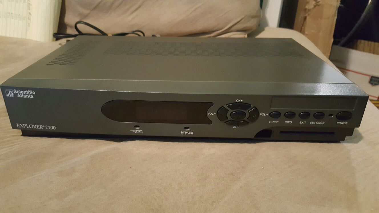 Time Warner cable box Scientific Atlanta Explorer 2100