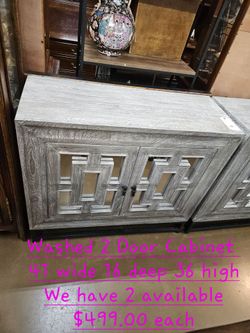 Cabinet Weathered Wood We are located at 2811 East Bell road. Another Time Around Furniture.