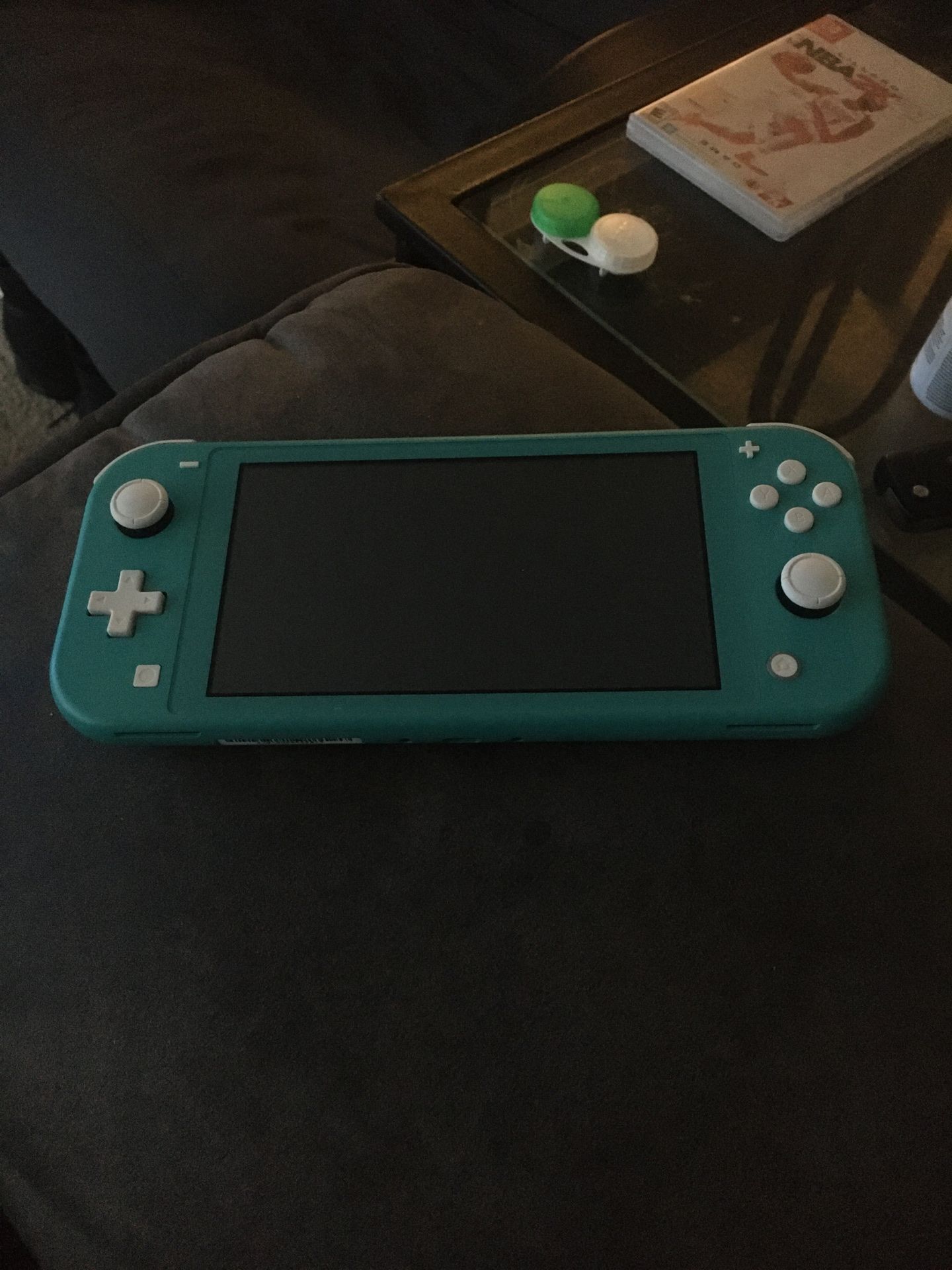 Nintendo switch lite Turquoise blue with games
