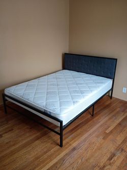 Bed frame and mattress