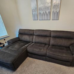 Sectional Sofa with power recliners - 3 piece