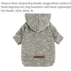 Fit Warm Pet.  Hoodie For Small Dog 