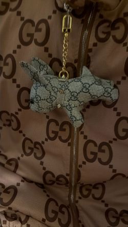 Gucci dog keychain