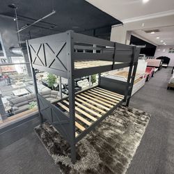 Twin Over Twin Bunk Bed 
