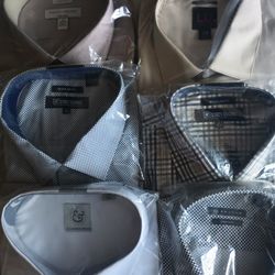 Designer Dress Shirts - Set of 6 $45 or $10 Each