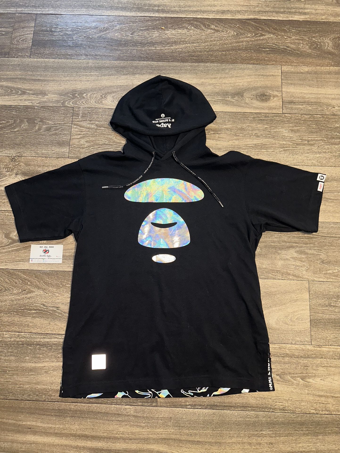 A Bathing Ape/Aape Short Sleeve T-Shirt With Hoodie Size S