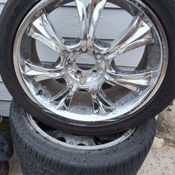 Chrome Wheels 5x4.5 Pattern