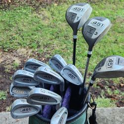 Complete Set Of Matching Golf Clubs.
