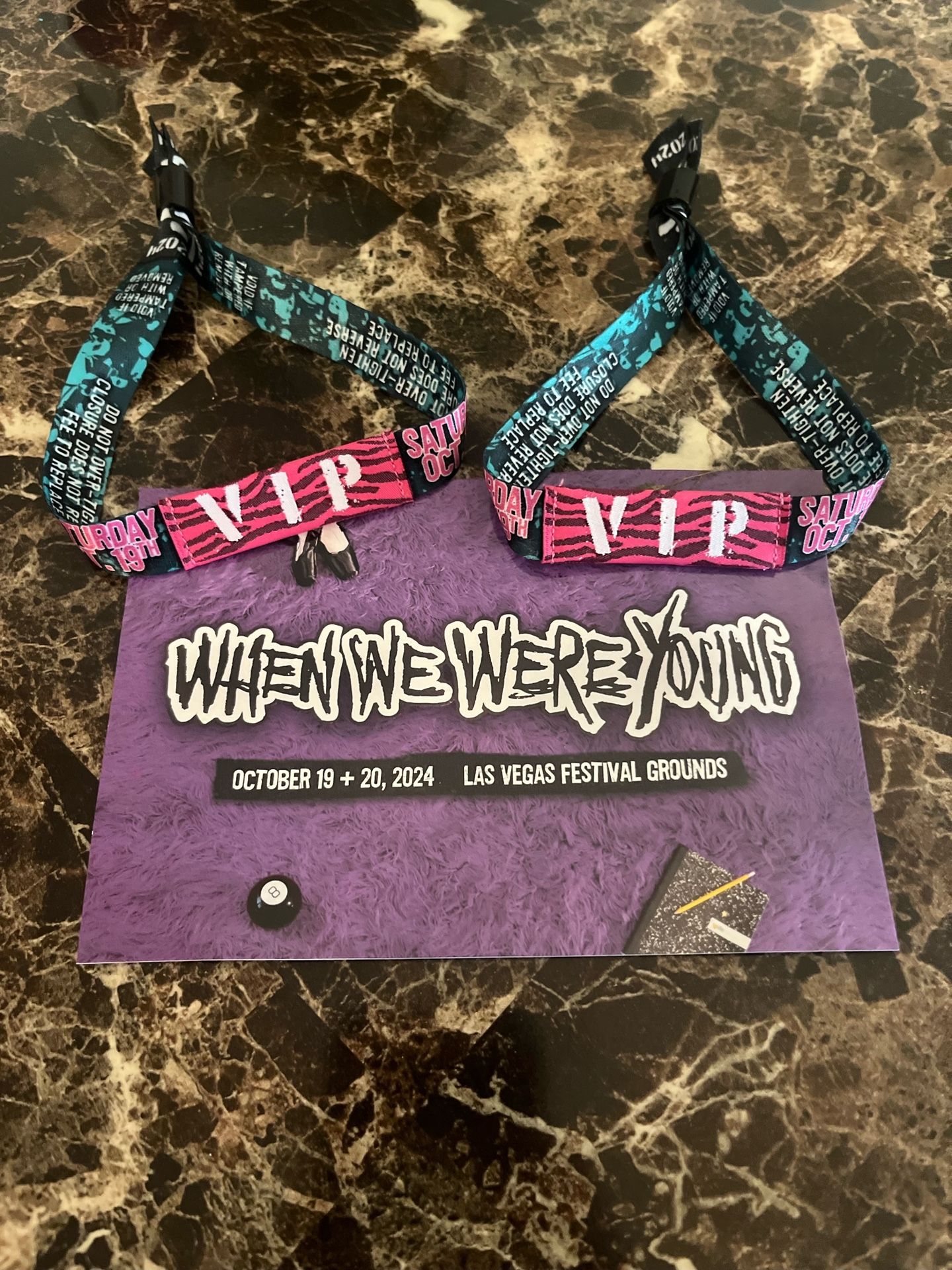 When We Were Young wristband