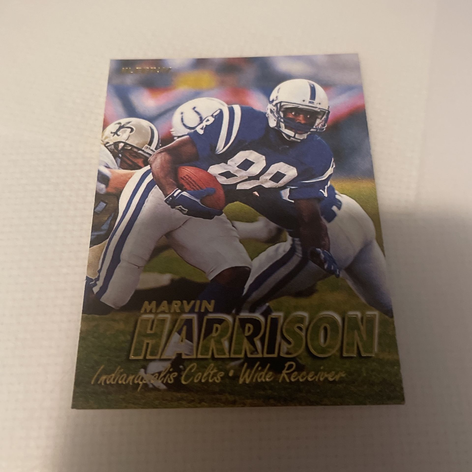 Football Fleer 1997 Marvin Harrison #51