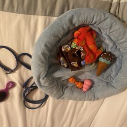 Dog Bed And Toys