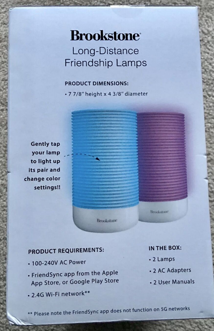 Long Distance Friendship Lamp, Wi-Fi Touch Lights