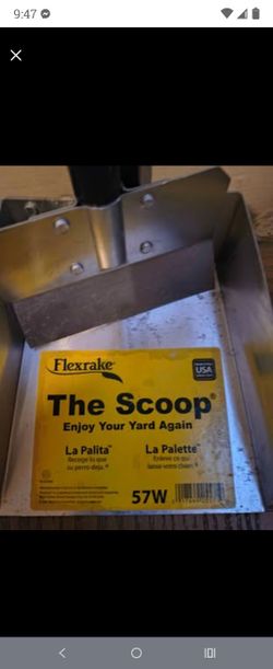NEW Flexrake Dog  Flat Pooper Scooper