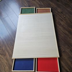 Puzzle Board with drawers 
