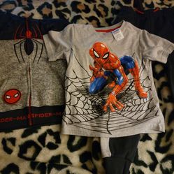 Marvel Spider-Man Boy Kids 3 Piece Set Size 6