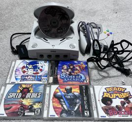 Sega Dreamcast Sonic Adventure Grandia 2 Skies Of Arcadia Cable VMU 6 Game Con X