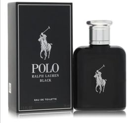 Ralph Lauren Polo Black Eau de Toilette - Woody Fresh Cologne for Men