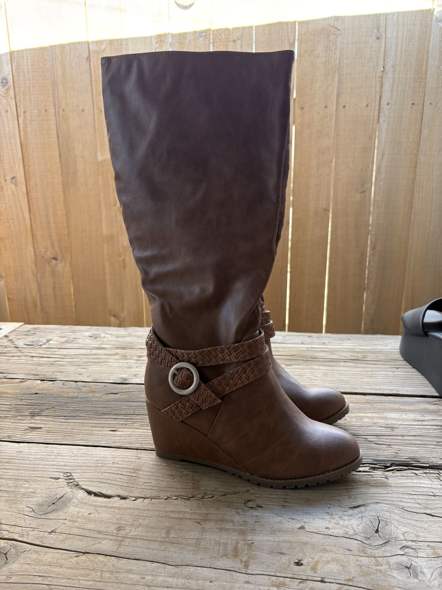 Tall brown Boot
