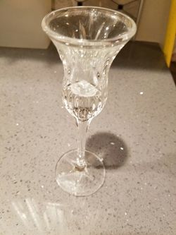 crystal candle holder