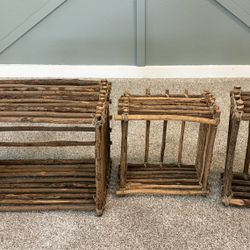 Rustic Shelving/ Storage Boxes 