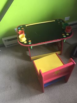 Alex toys art wooden desk with chair